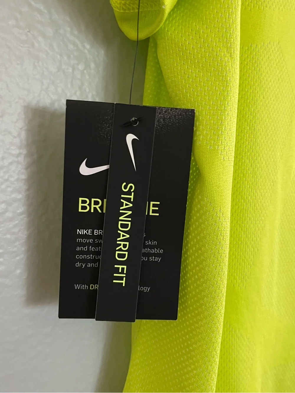 Nike Neon Yellow Performance Short Sleeve Top - Golf & more!